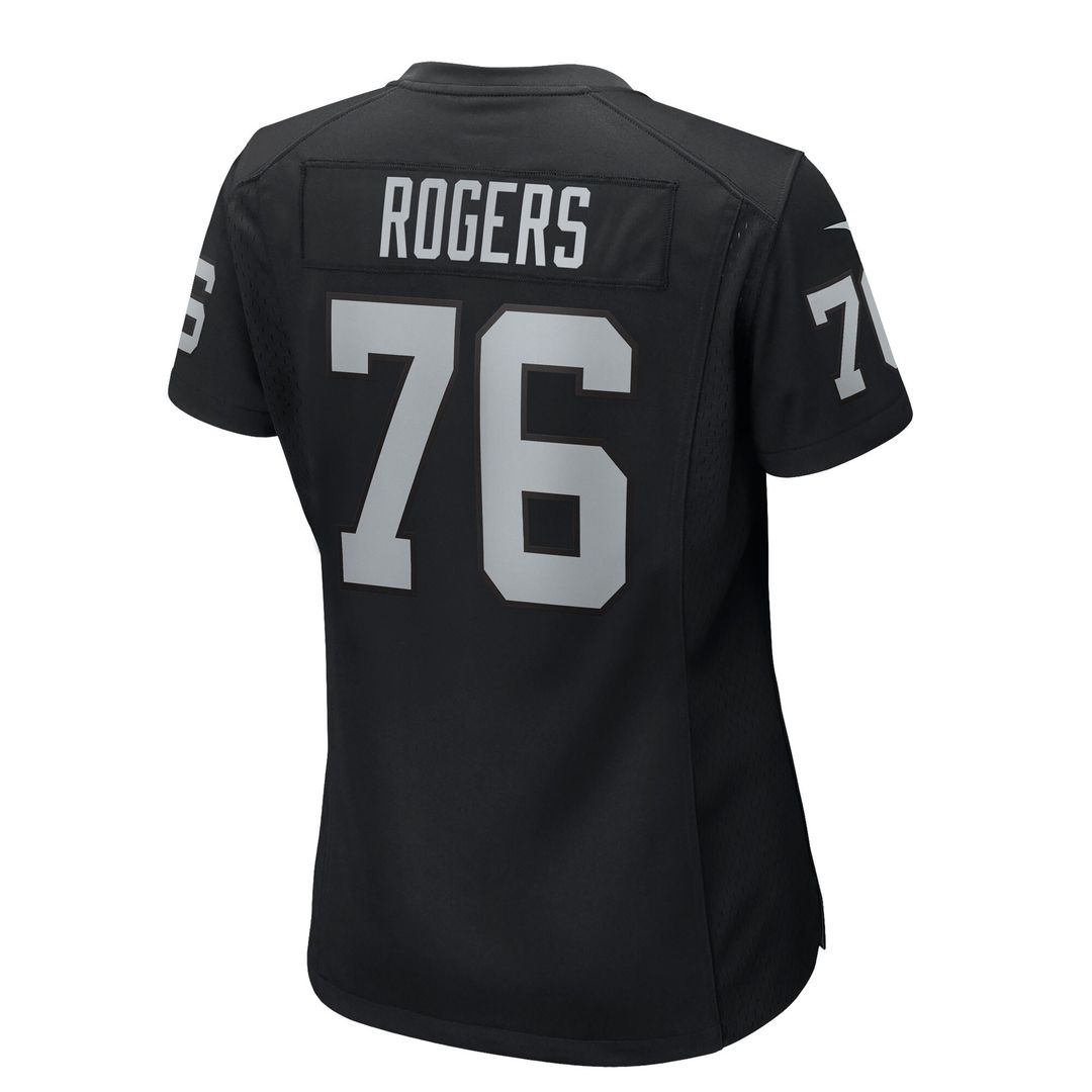 Caleb Rogers Las Vegas Raiders Nike Women's Team Game Jersey - Black