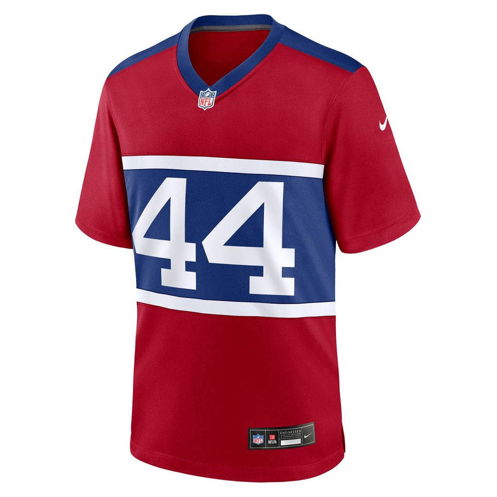 Cam Skattebo New York Giants Nike Alternate Century Red Game Official Jersey - Red