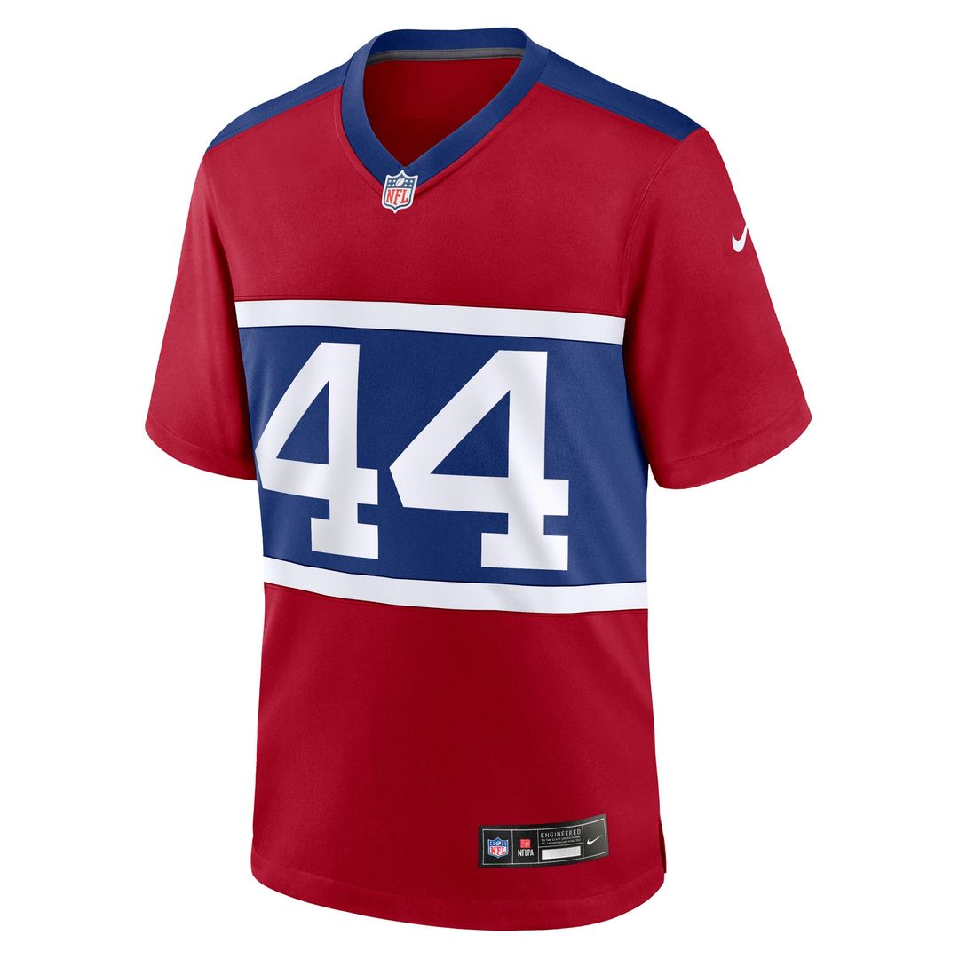 Cam Skattebo New York Giants Nike Alternate Century Red Game Official Jersey - Red