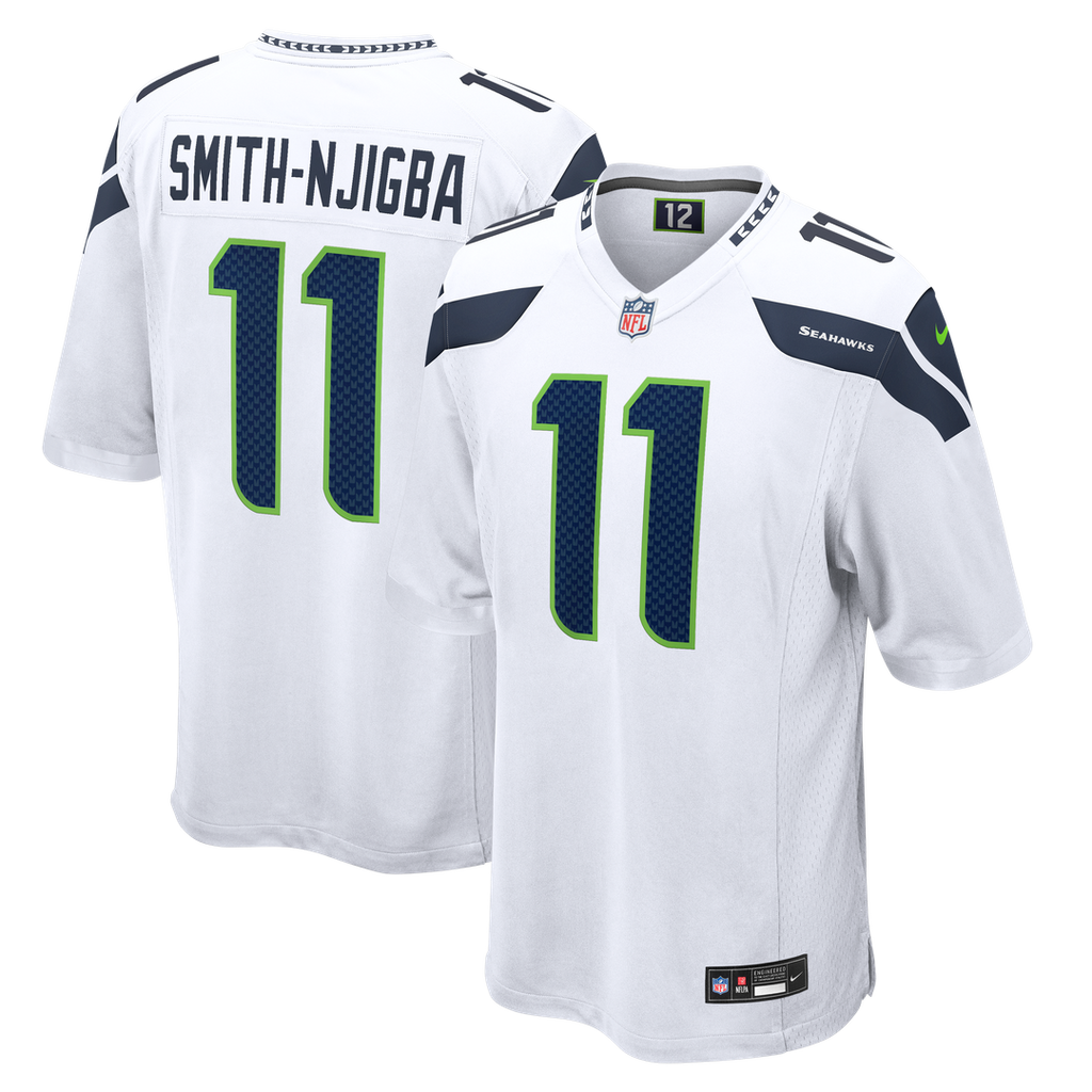 Jaxon Smith-Njigba Seattle Seahawks Nike Game Official Jersey - White