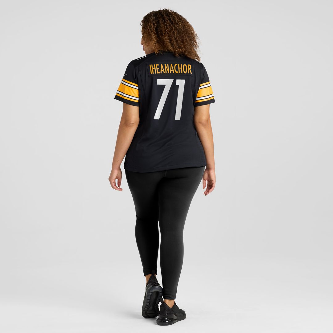 Max Iheanachor Pittsburgh Steelers Nike Women's Team Game Jersey - Black