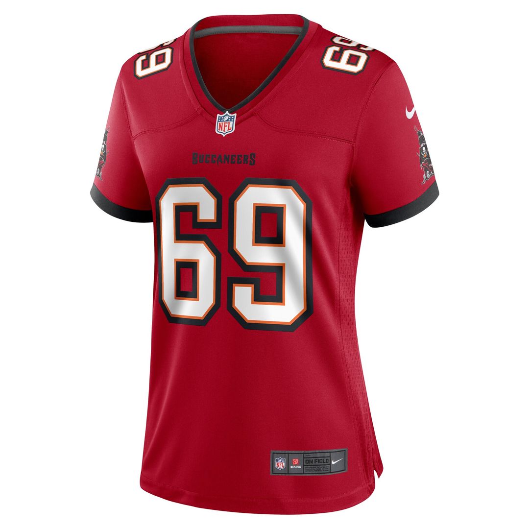 Cody Mauch Tampa Bay Buccaneers Nike Women's  Game Official Jersey -  Red