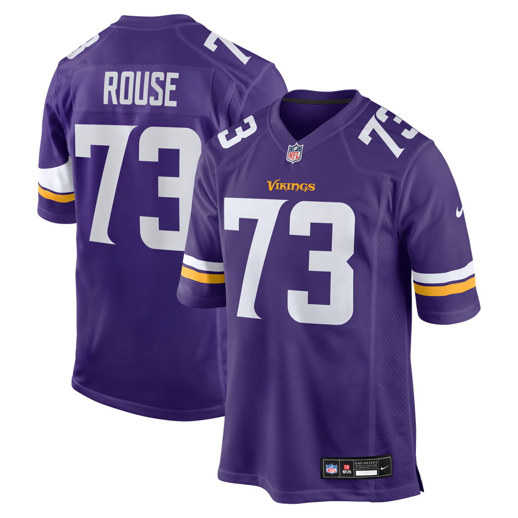Walter Rouse Minnesota Vikings Nike Team Game Jersey - Purple