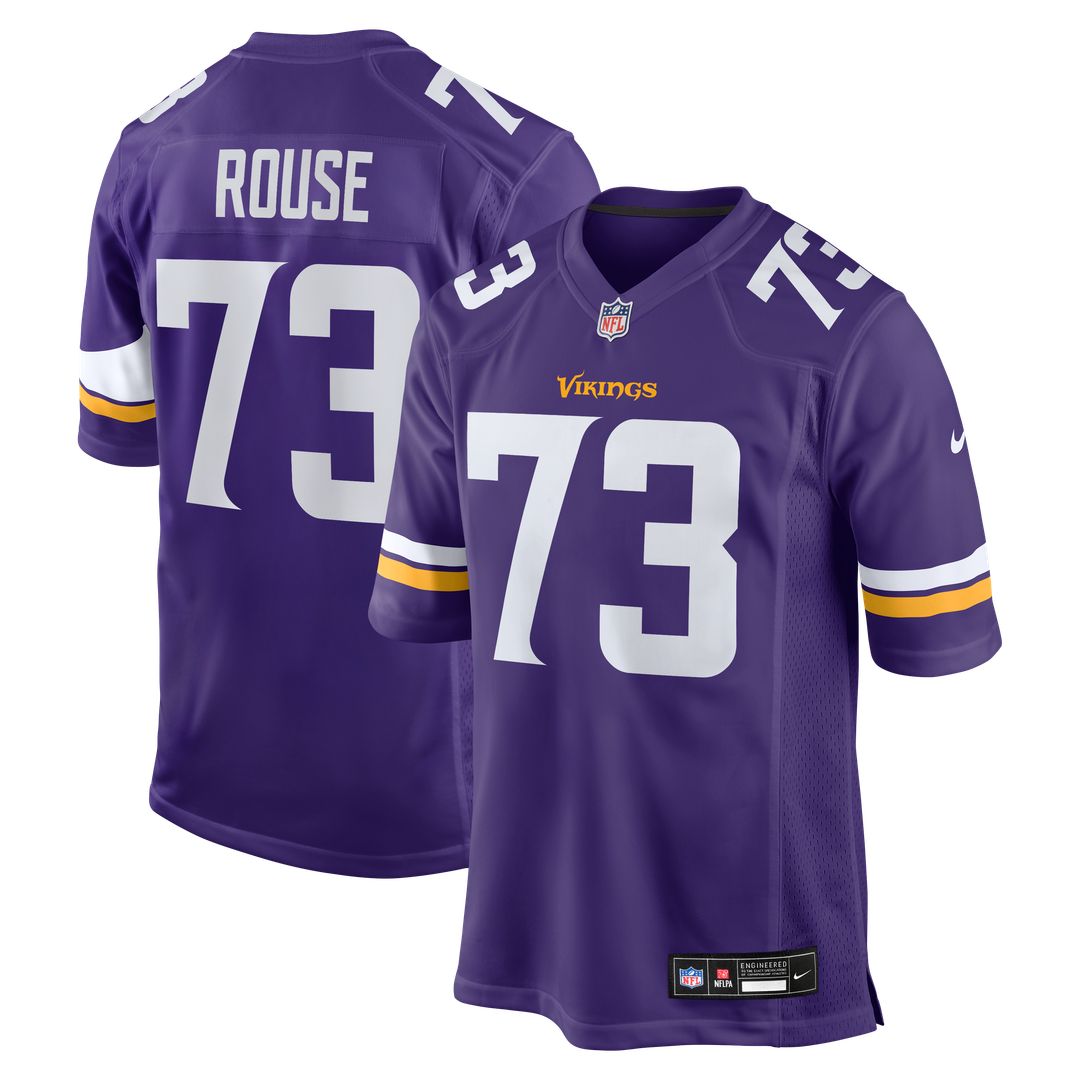 Walter Rouse Minnesota Vikings Nike Team Game Jersey - Purple
