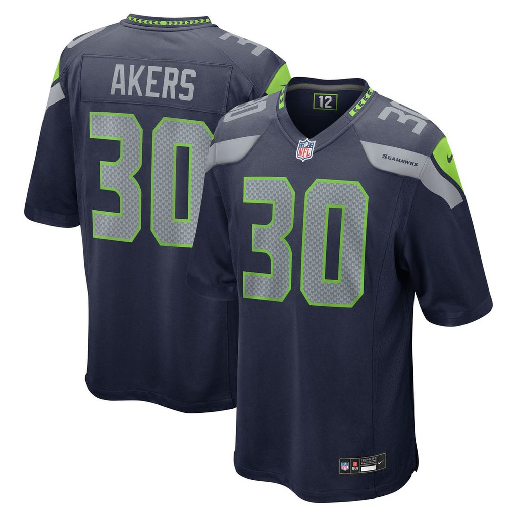 Cam Akers Seattle Seahawks Nike Team Game Jersey - College Navy