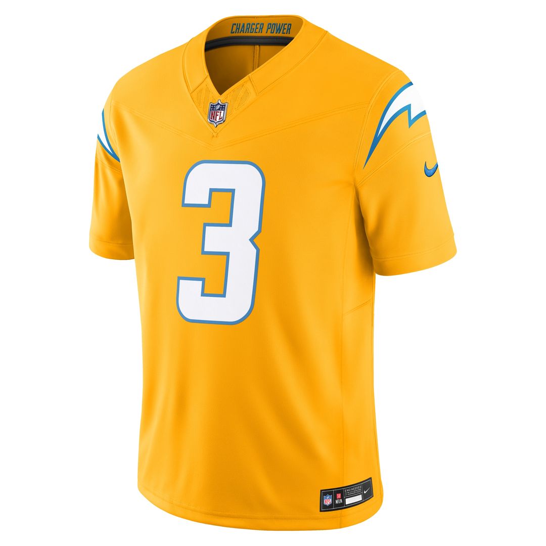 Derwin James Jr. Los Angeles Chargers Nike Vapor F.U.S.E. Limited Official Jersey - Powder Blue