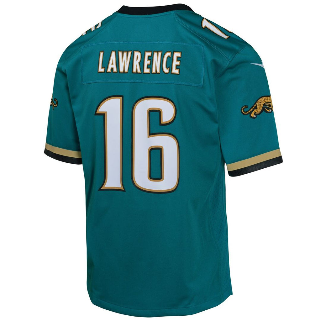 Trevor Lawrence Jacksonville Jaguars Nike Youth Game Official Jersey - Teal
