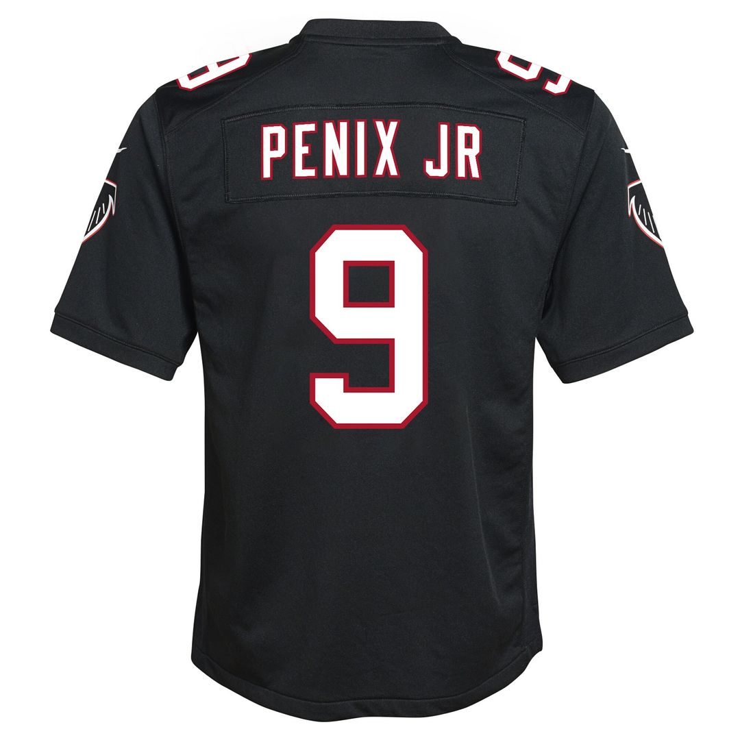 Michael Penix Jr. Atlanta Falcons Nike Youth Alternate Game Official Jersey - Black
