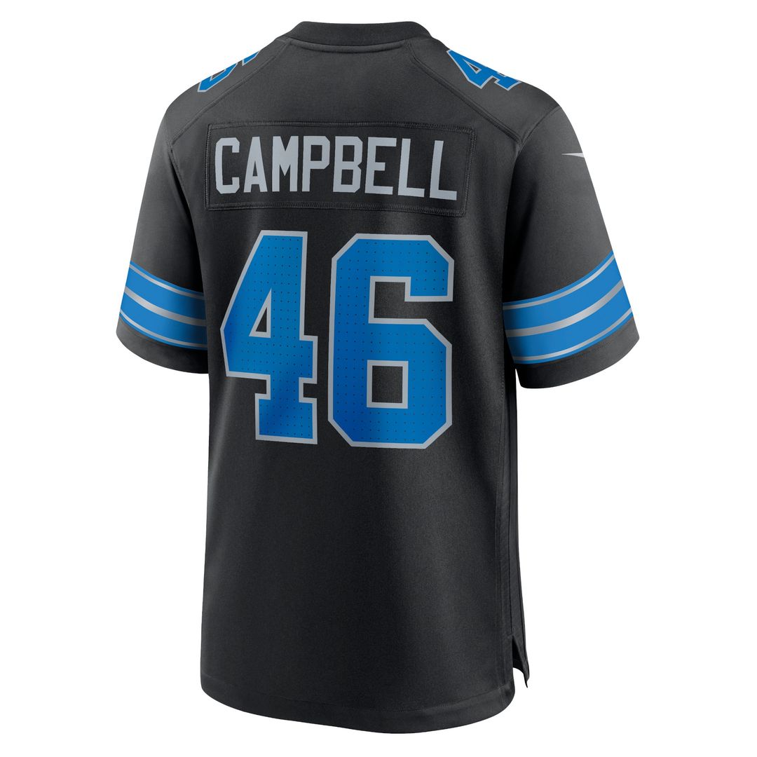 Jack Campbell Detroit Lions Nike Game Official Jersey - Blue