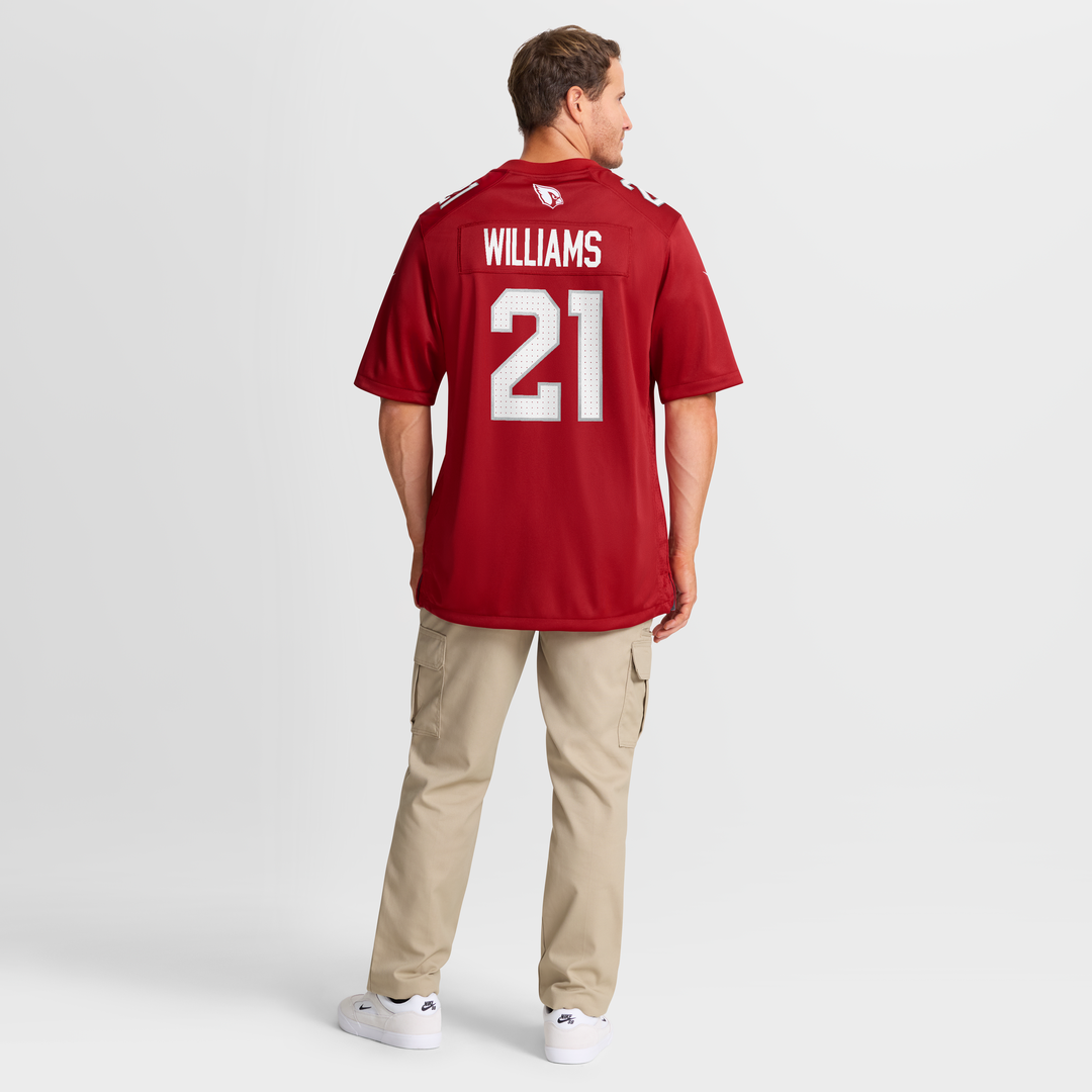 Garrett Williams Arizona Cardinals Nike  Game Official Jersey -  Cardinal