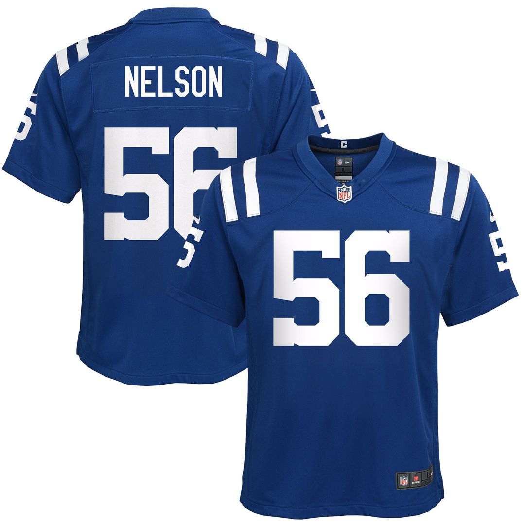 Quenton Nelson Indianapolis Colts Nike Youth Game Official Jersey - Royal