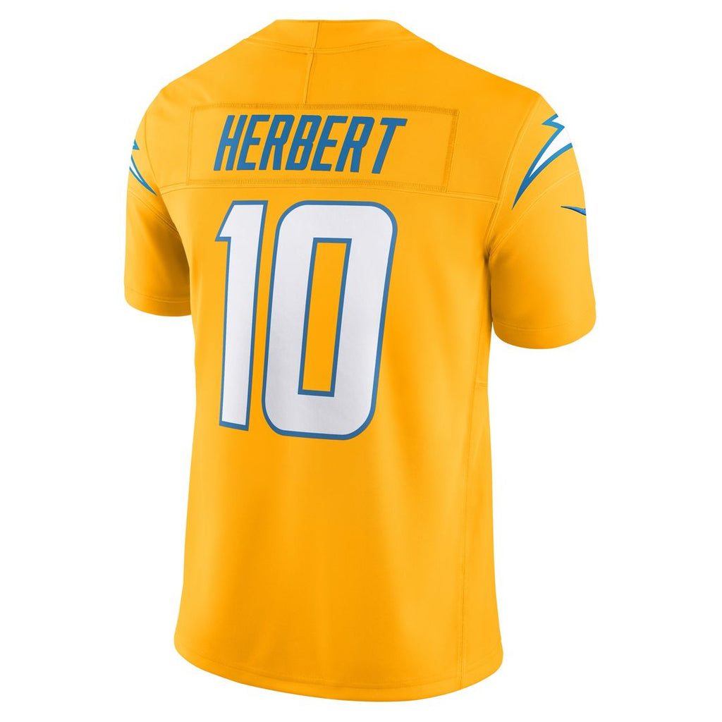 Justin Herbert Los Angeles Chargers Nike Vapor F.U.S.E. Limited Official Jersey - White