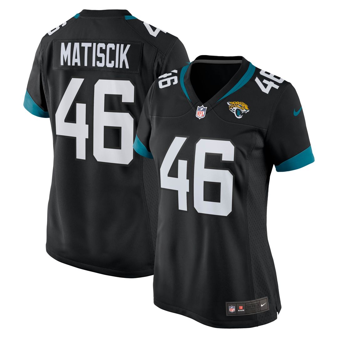 Ross Matiscik Jacksonville Jaguars Nike Women's Game Official Jersey - Black