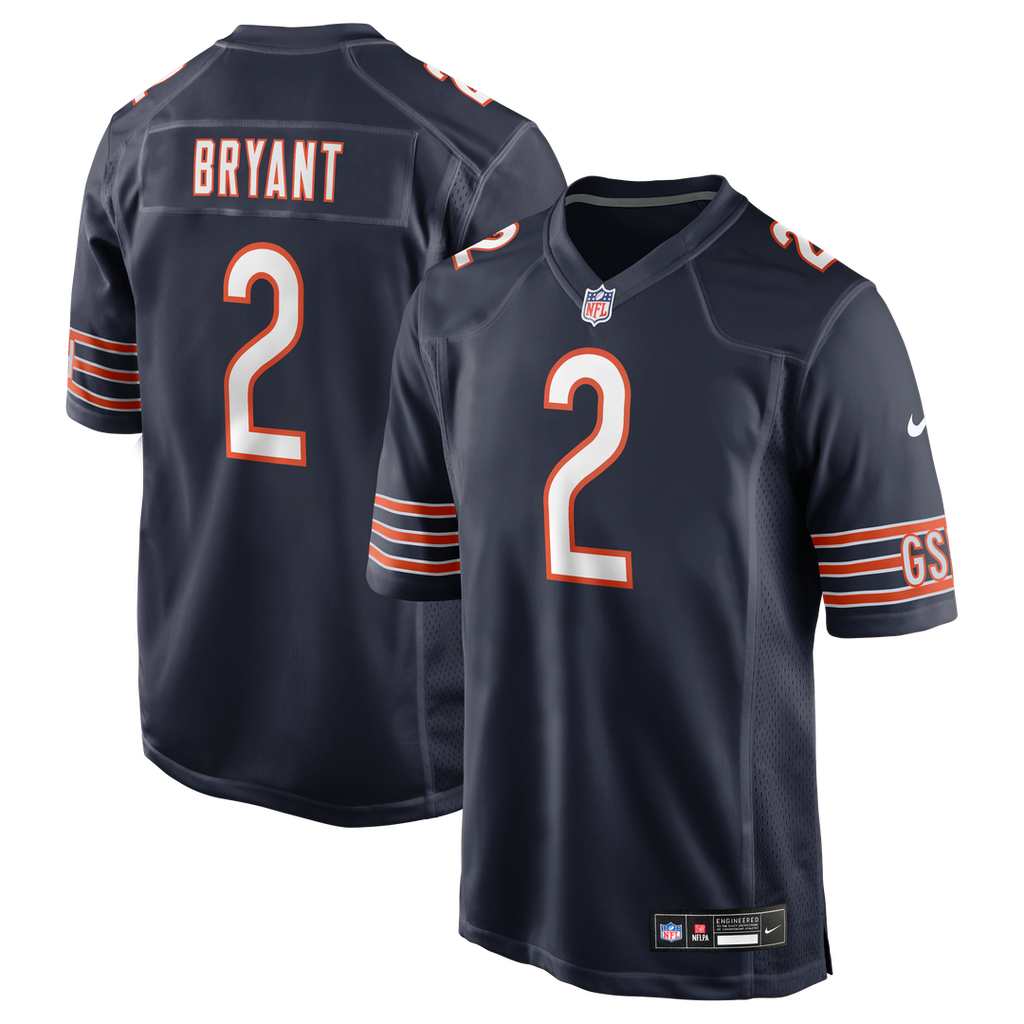 Coby Bryant Chicago Bears Nike Team Game Jersey - Navy