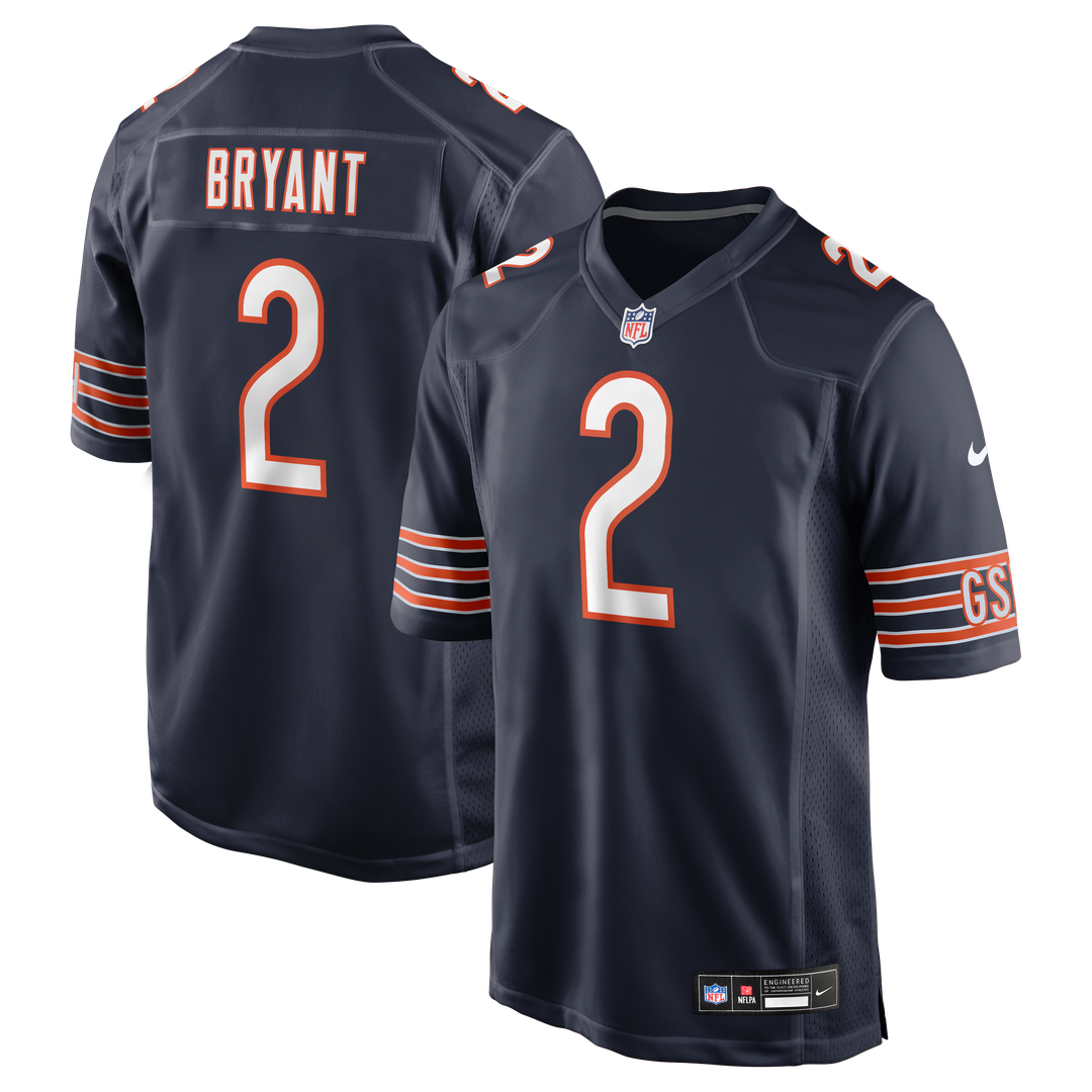 Coby Bryant Chicago Bears Nike Team Game Jersey - Navy