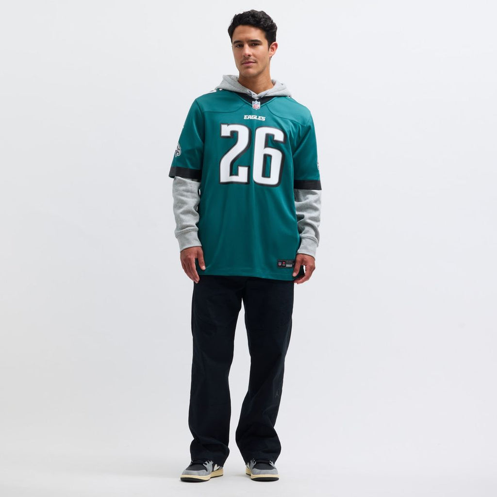 Saquon Barkley Philadelphia Eagles Nike Alternate Game Official Jersey -  Black