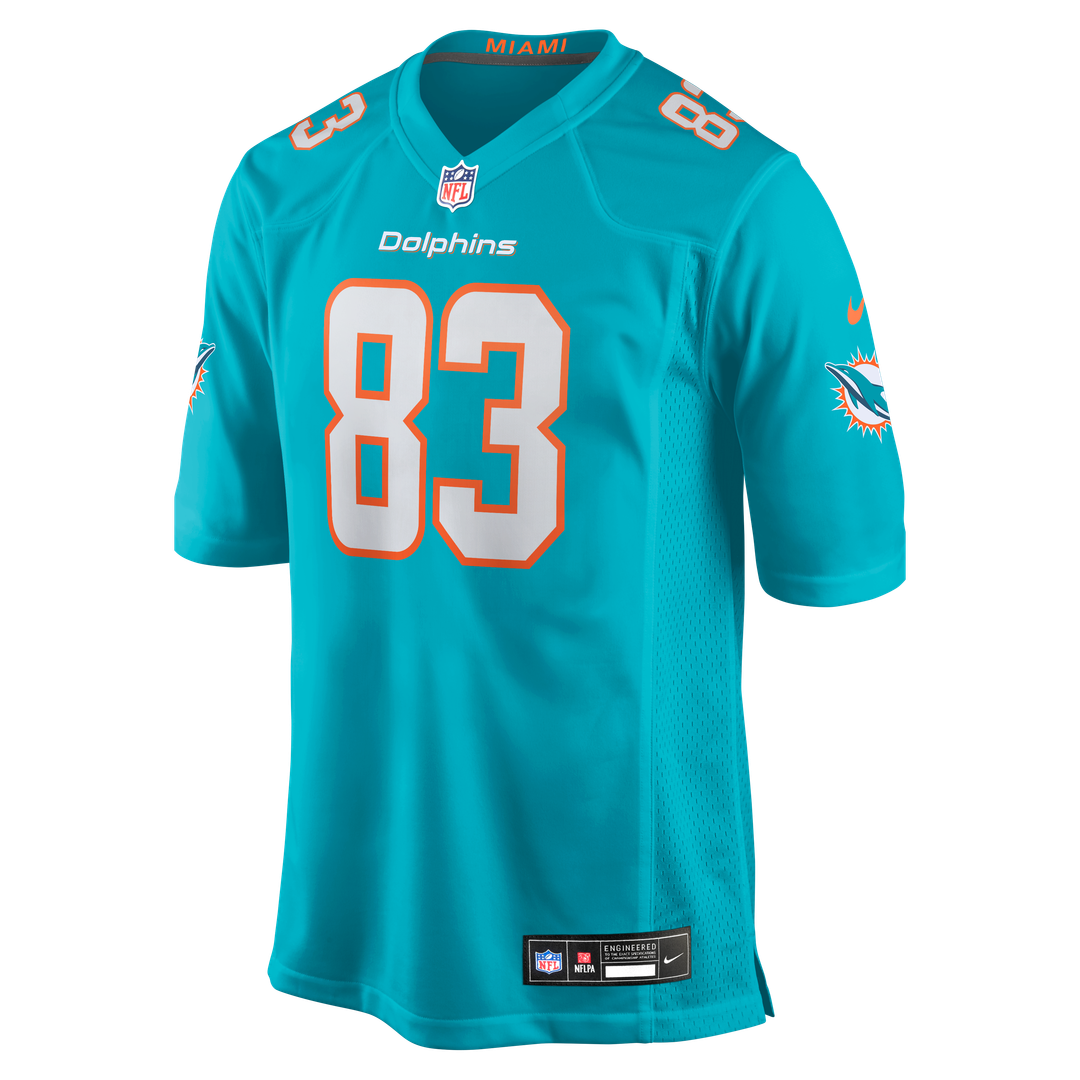 Darren Waller Miami Dolphins Nike Team Game Official Jersey -  Aqua