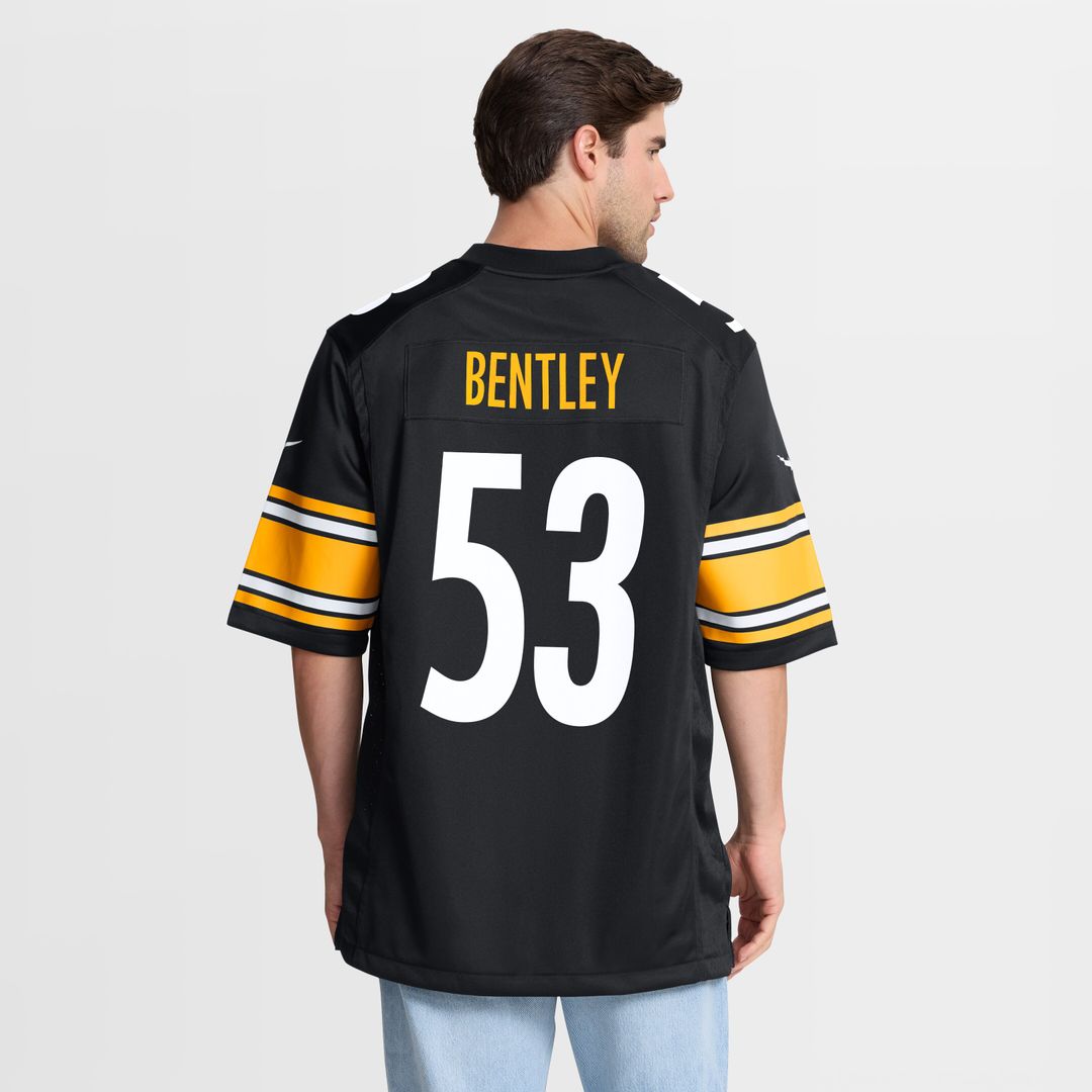 JaWhaun Bentley Pittsburgh Steelers Nike Team Game Official Jersey -  Black