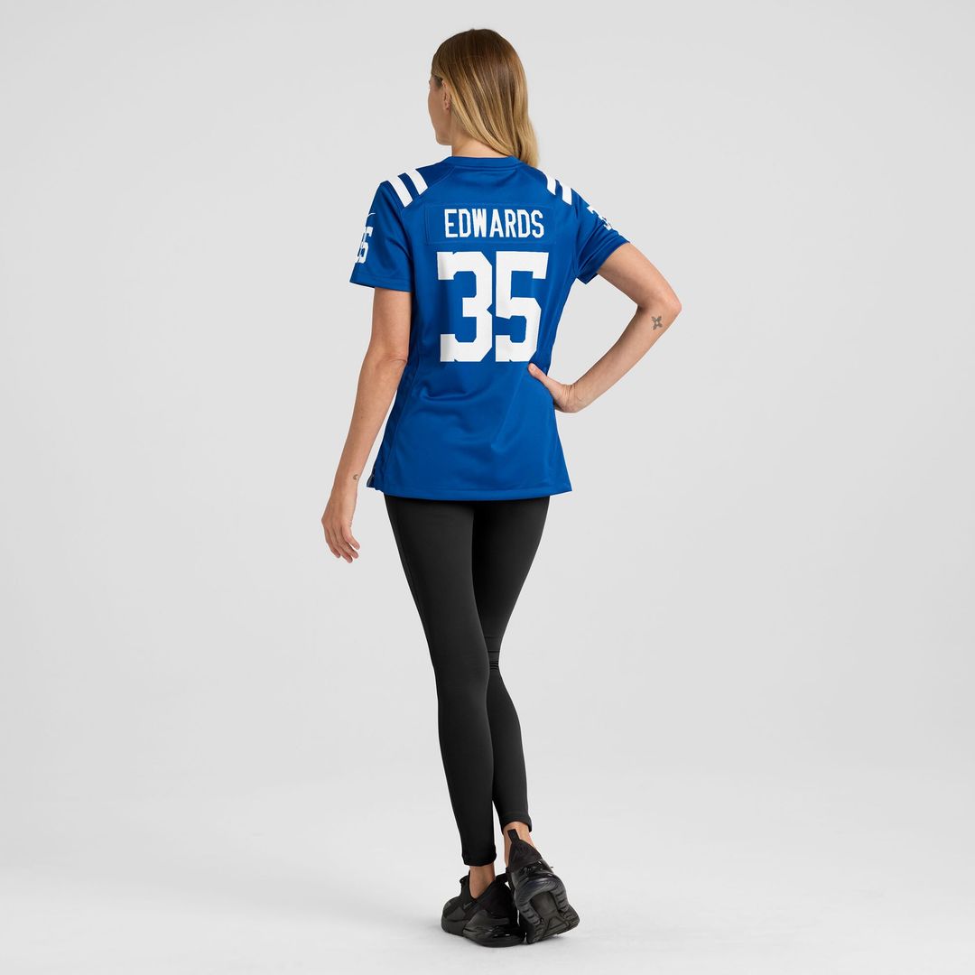 Johnathan Edwards Indianapolis Colts Nike Women's Team Game Jersey - Royal