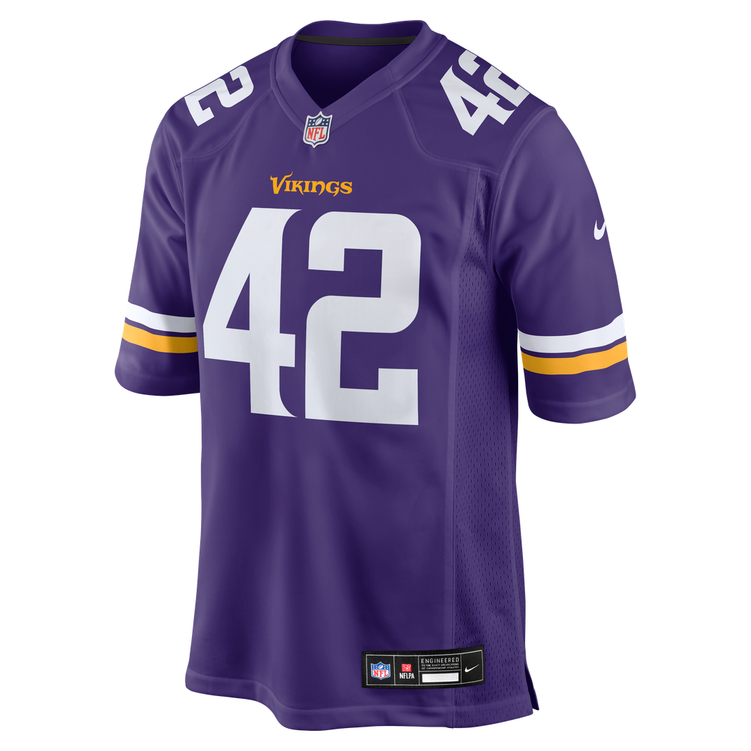 Andrew DePaola Minnesota Vikings Nike Game Official Jersey - Purple
