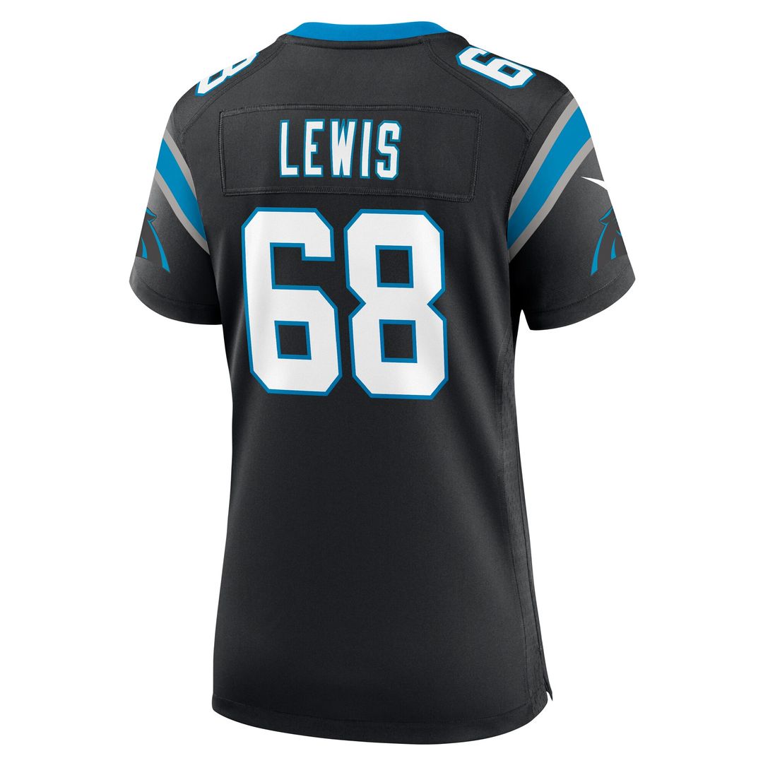 Damien Lewis Carolina Panthers Nike Women's  Game Official Jersey -  Black