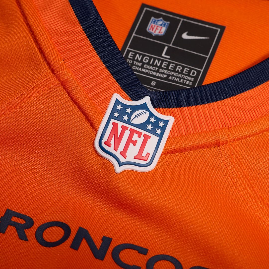 Jaleel McLaughlin Denver Broncos Nike Team Game Official Jersey -  Orange