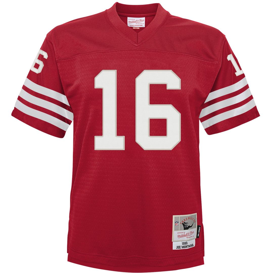 Joe Montana San Francisco 49ers Mitchell & Ness Infant 1990 Retired Legacy Official Jersey - Scarlet