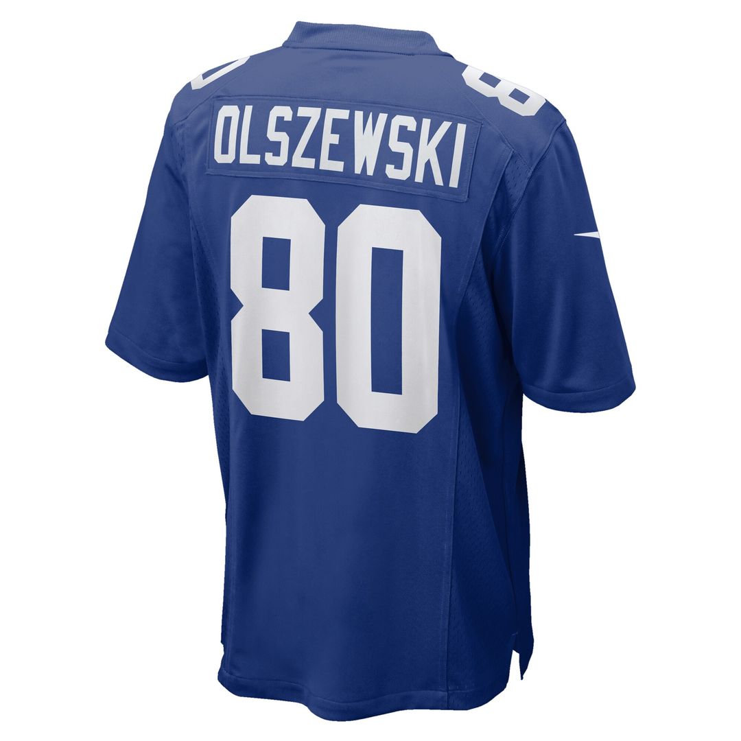 Gunner Olszewski New York Giants Nike Team Game Official Jersey -  Royal