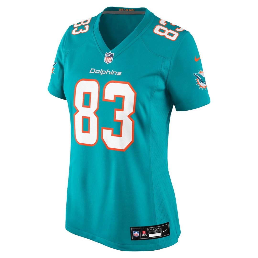 Darren Waller Miami Dolphins Nike Women's Team Game Jersey - Aqua