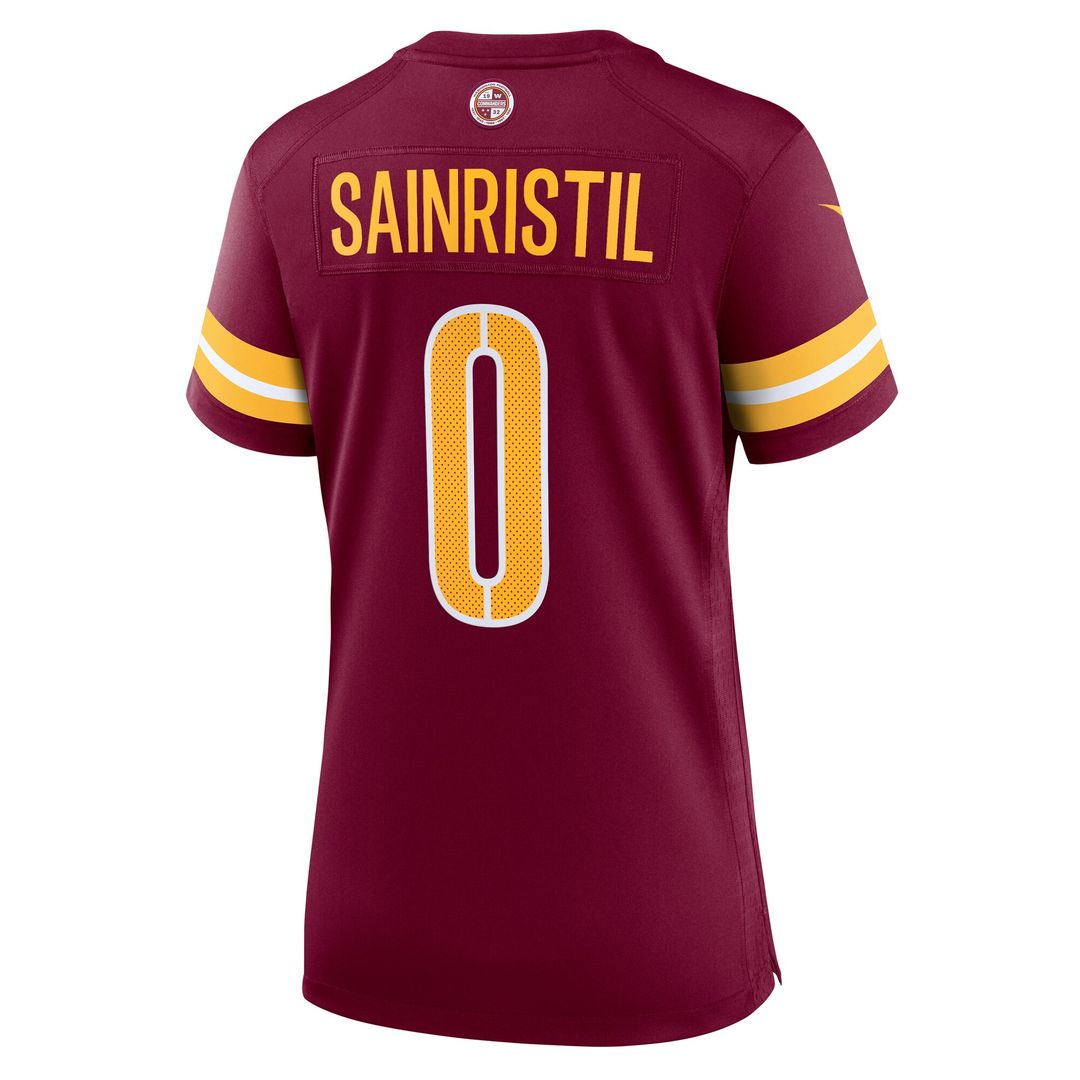 Mike Sainristil Washington Commanders Nike Women's Team Game Jersey - Burgundy