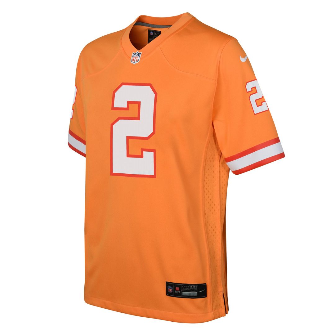 Emeka Egbuka Tampa Bay Buccaneers Nike Youth Team Game Jersey - Orange