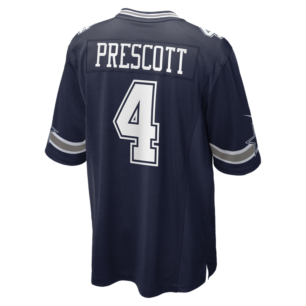 Dak Prescott Dallas Cowboys Nike Game Team Official Jersey - Navy
