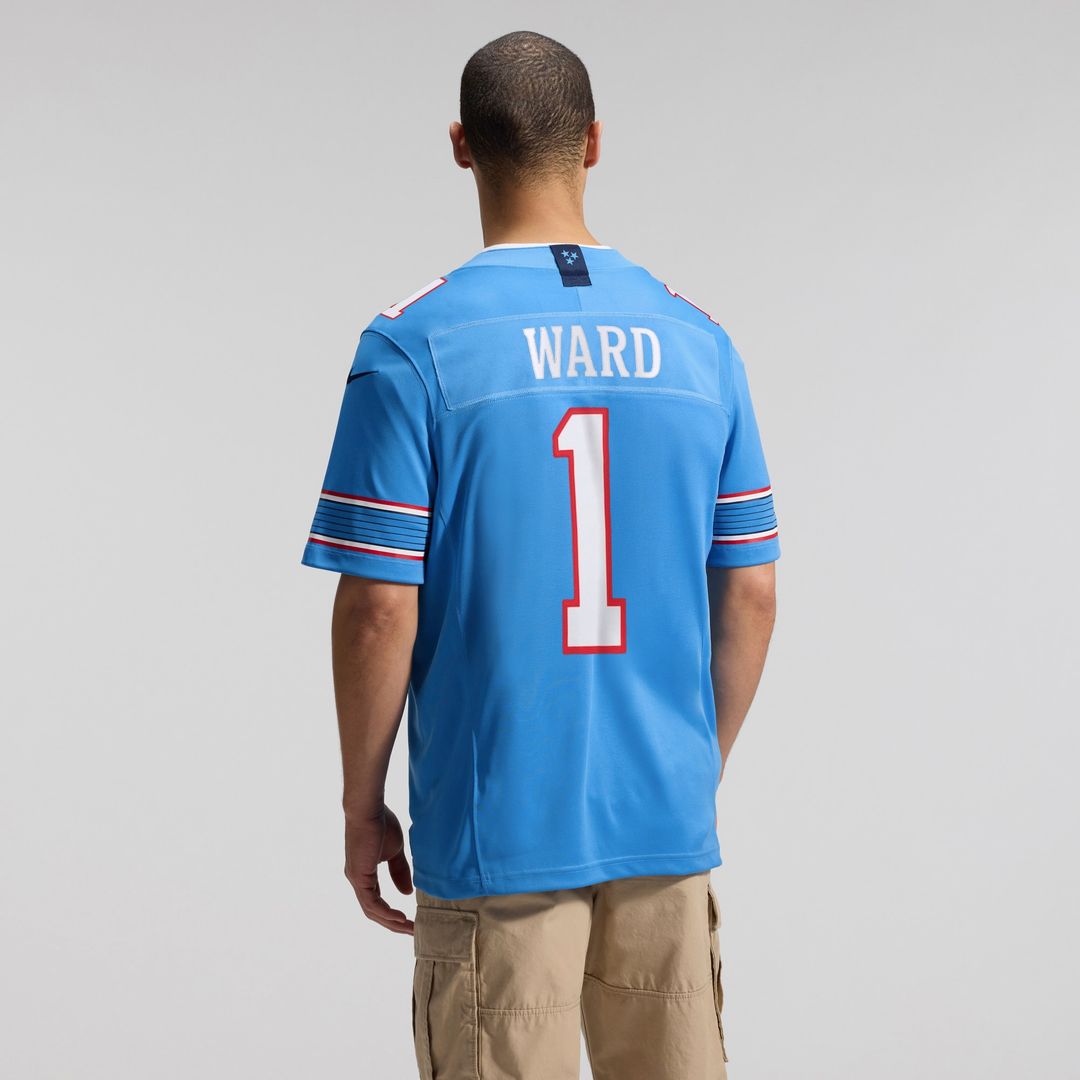 Cameron Ward Tennessee Titans Nike Vapor F.U.S.E. Stitched Limited Official Jersey - Light Blue