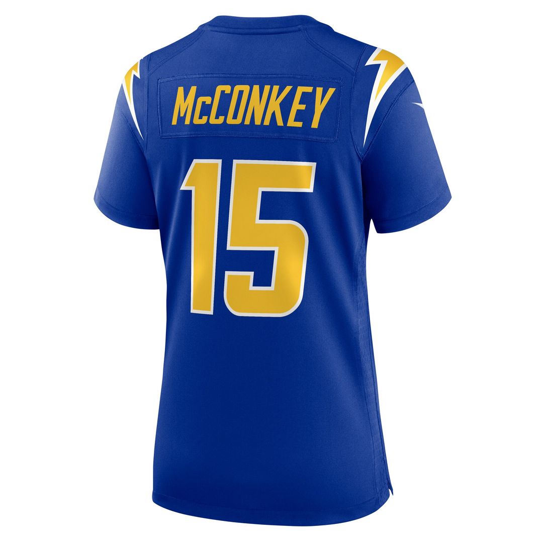 Ladd McConkey Los Angeles Chargers Nike Women's Alternate Game Official Jersey -  Royal