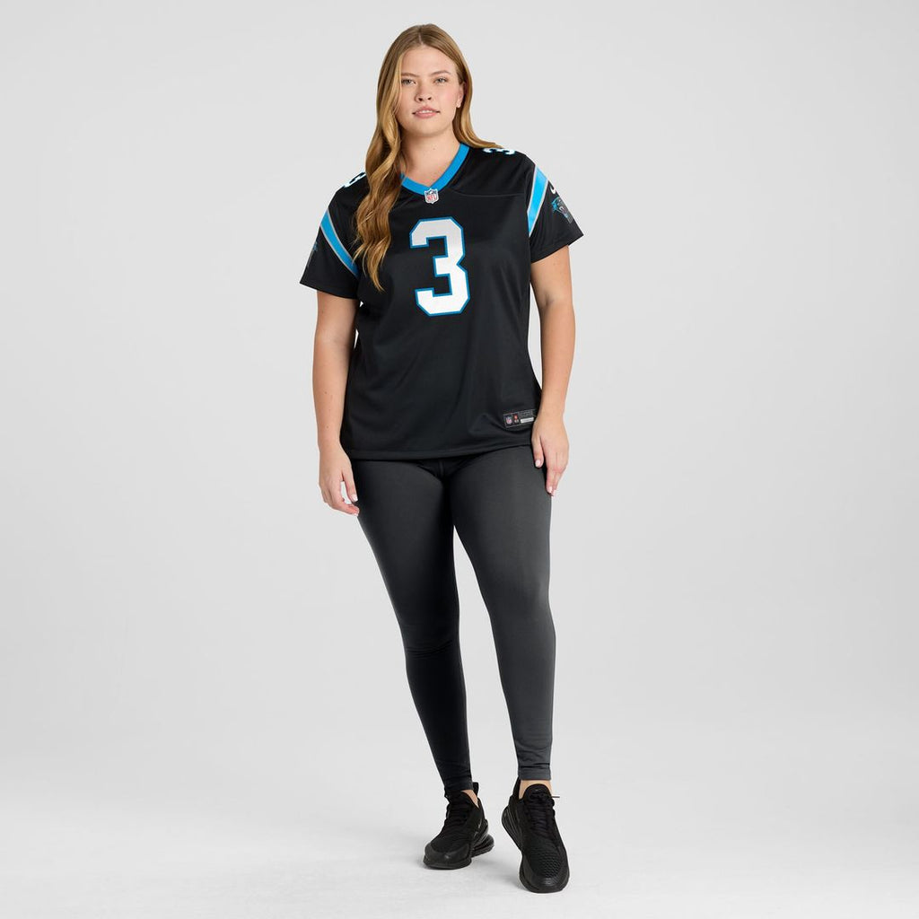 Princely Umanmielen Carolina Panthers Nike Women's Team Game Official Jersey -  Black