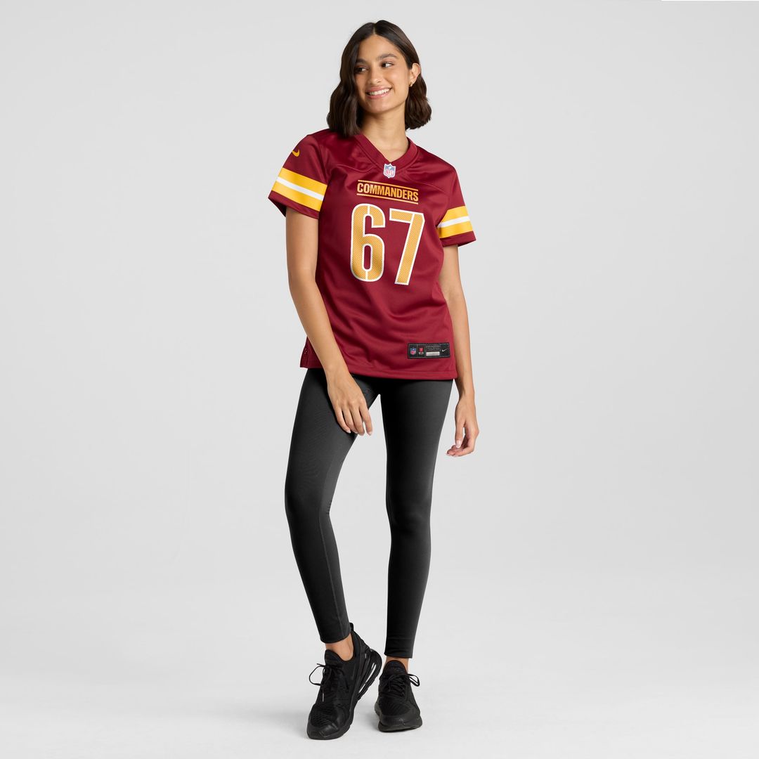 Nick Allegretti Washington Commanders Nike Women's Game Jersey - Burgundy