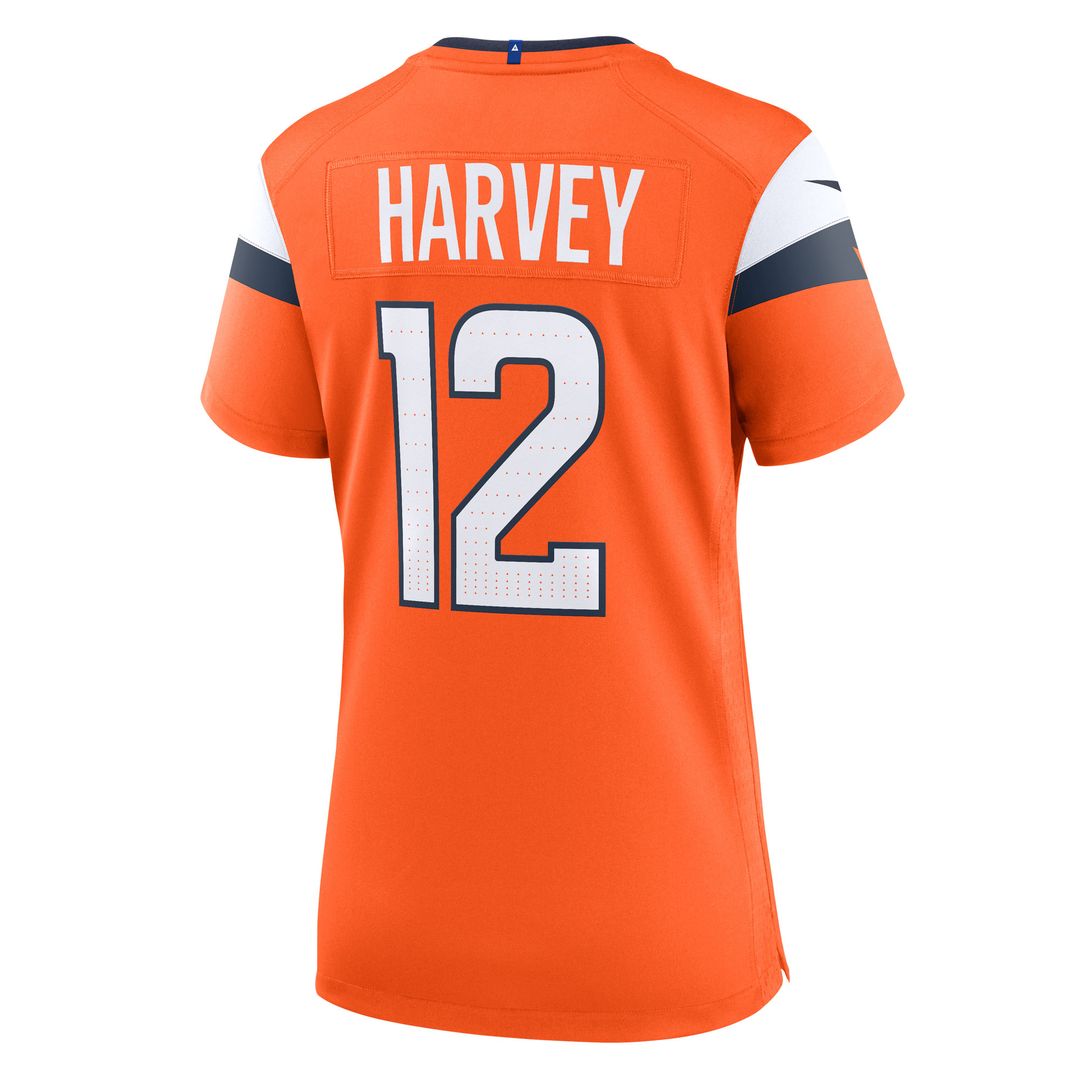 RJ Harvey Denver Broncos Nike Women's Team Game Jersey - Orange