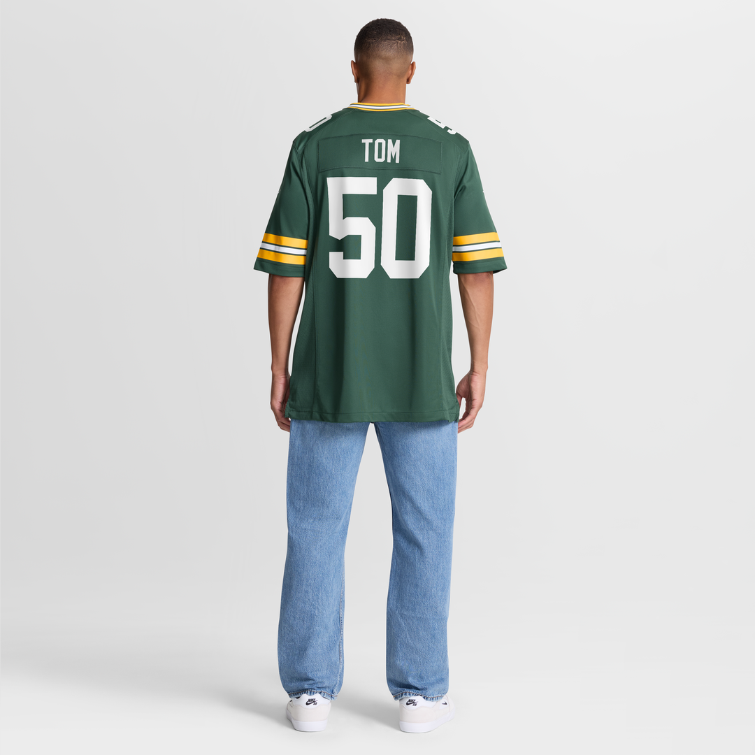 Zach Tom Green Bay Packers Nike Game Player Official Jersey - Green