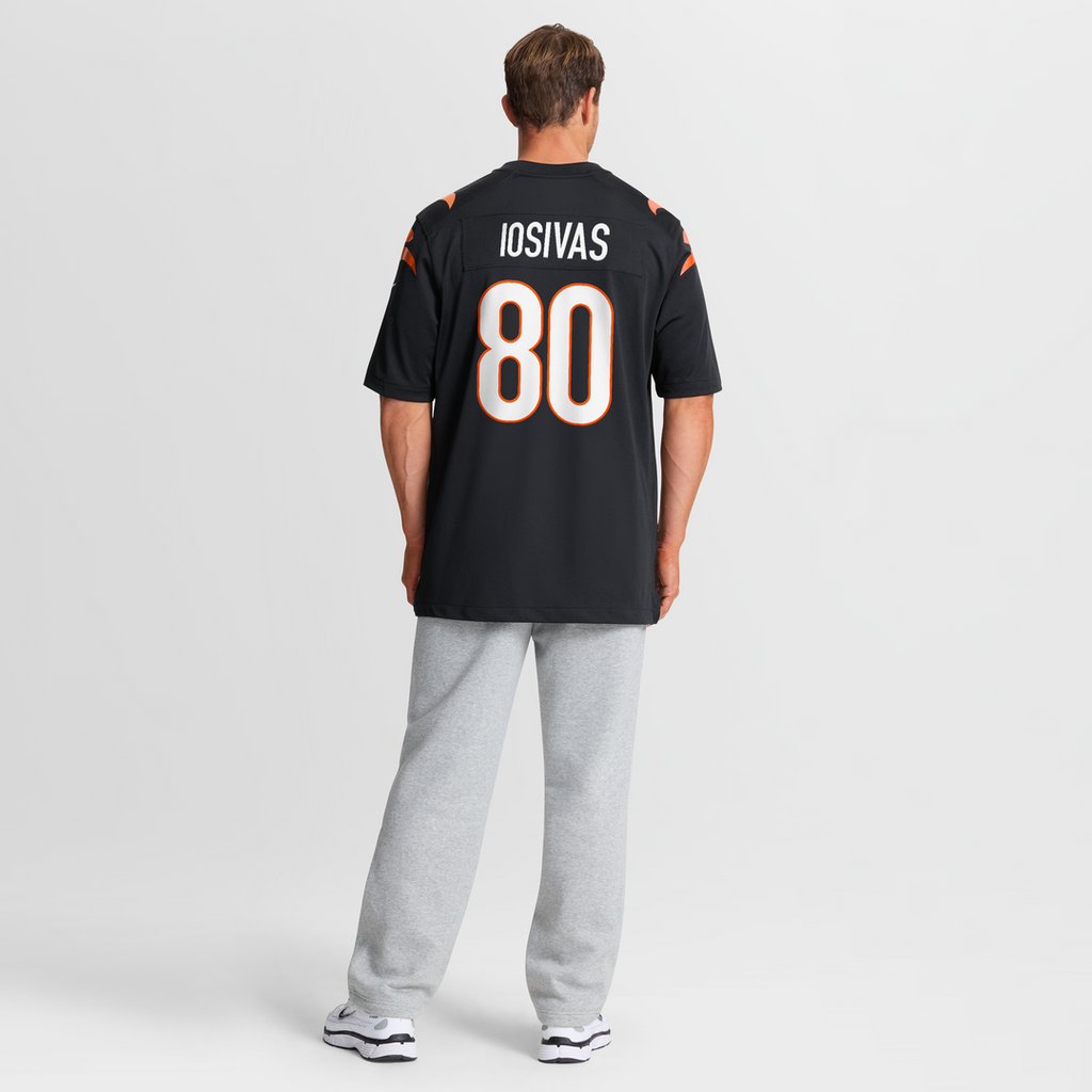 Andrei Iosivas Cincinnati Bengals Nike Team Game Jersey - Black