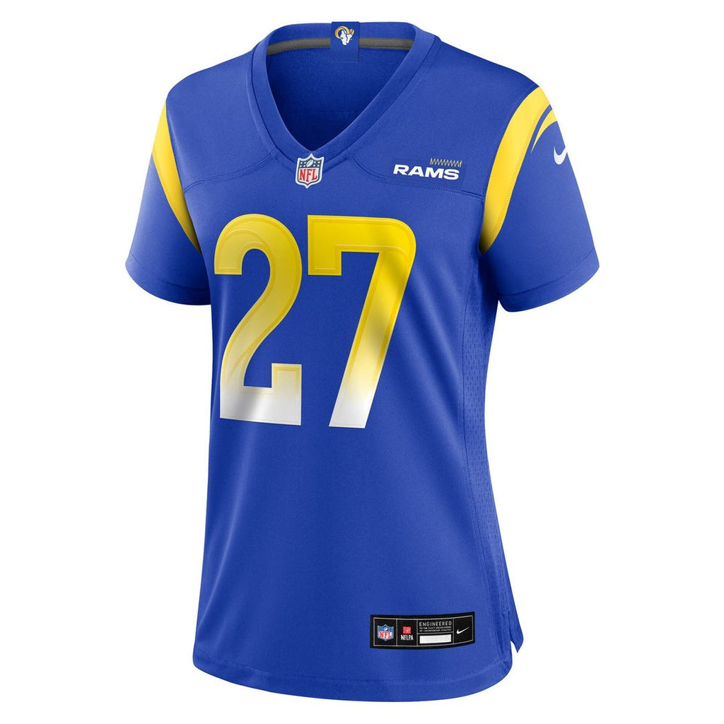 Jarquez Hunter Los Angeles Rams Nike Women's Team Game Official Jersey -  Royal