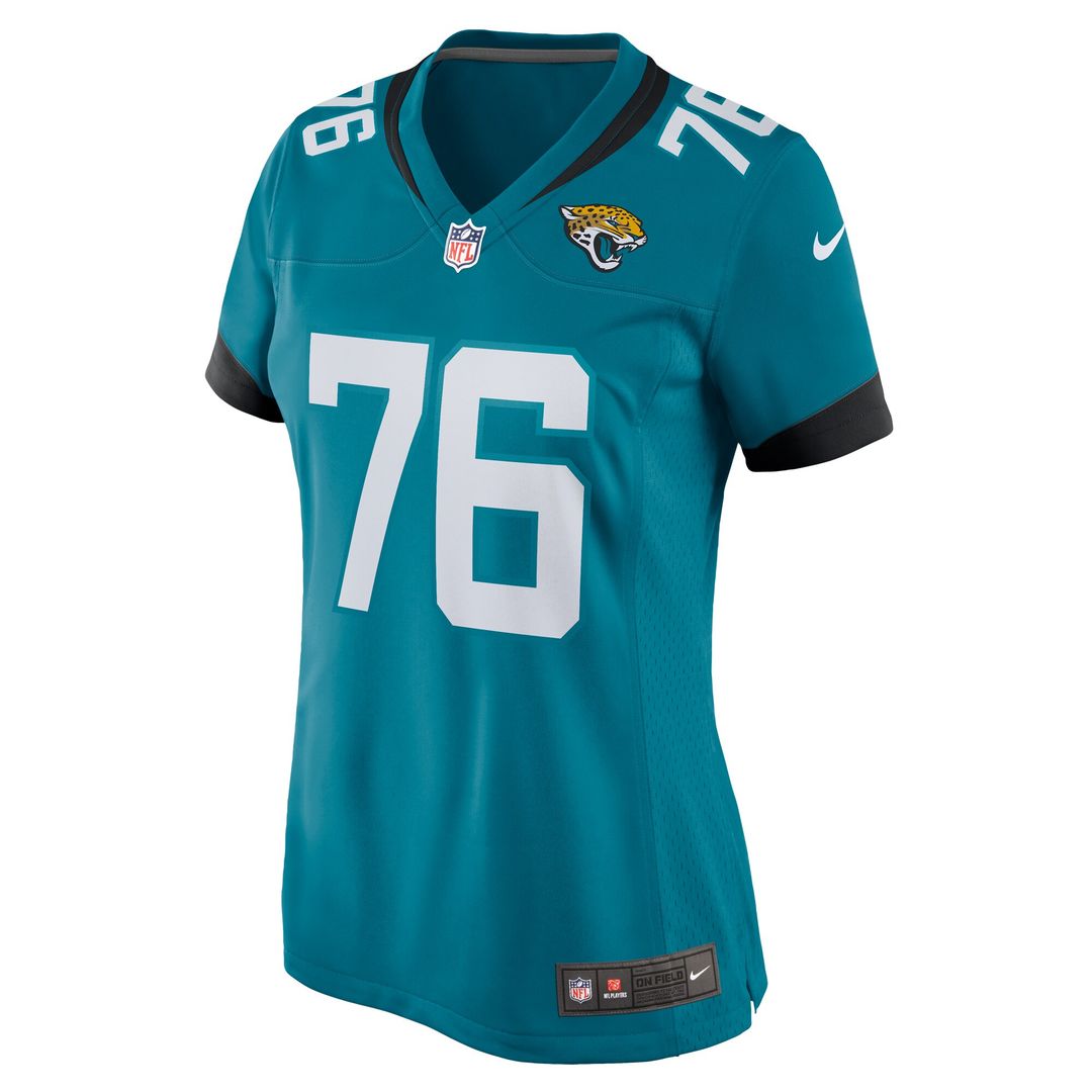 Ezra Cleveland Jacksonville Jaguars Nike Women's  Game Official Jersey -  Teal