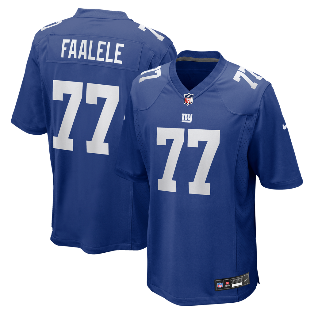 Daniel Faalele New York Giants Nike Team Game Official Jersey - Royal