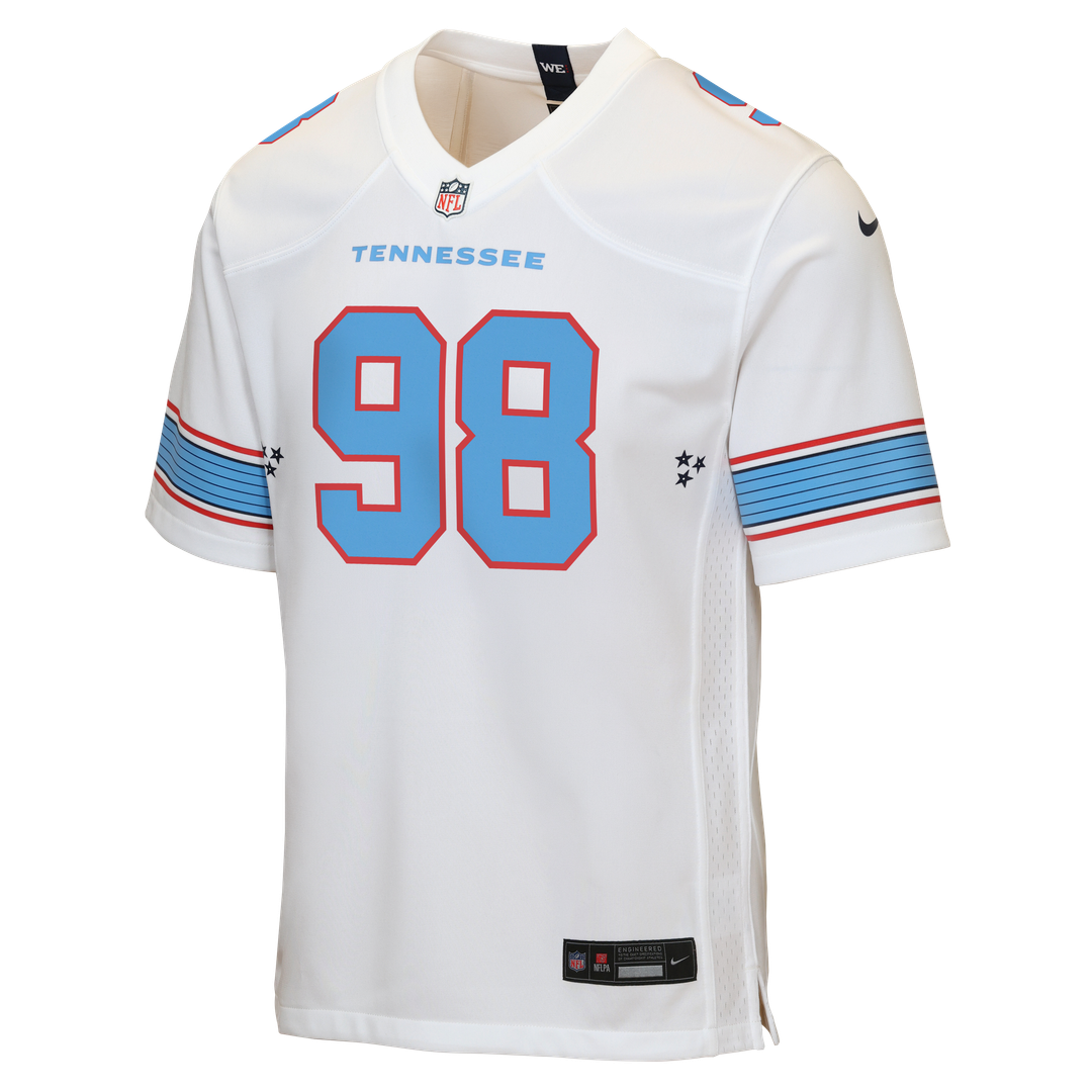 Jeffery Simmons Tennessee Titans Nike Youth Game Jersey - White