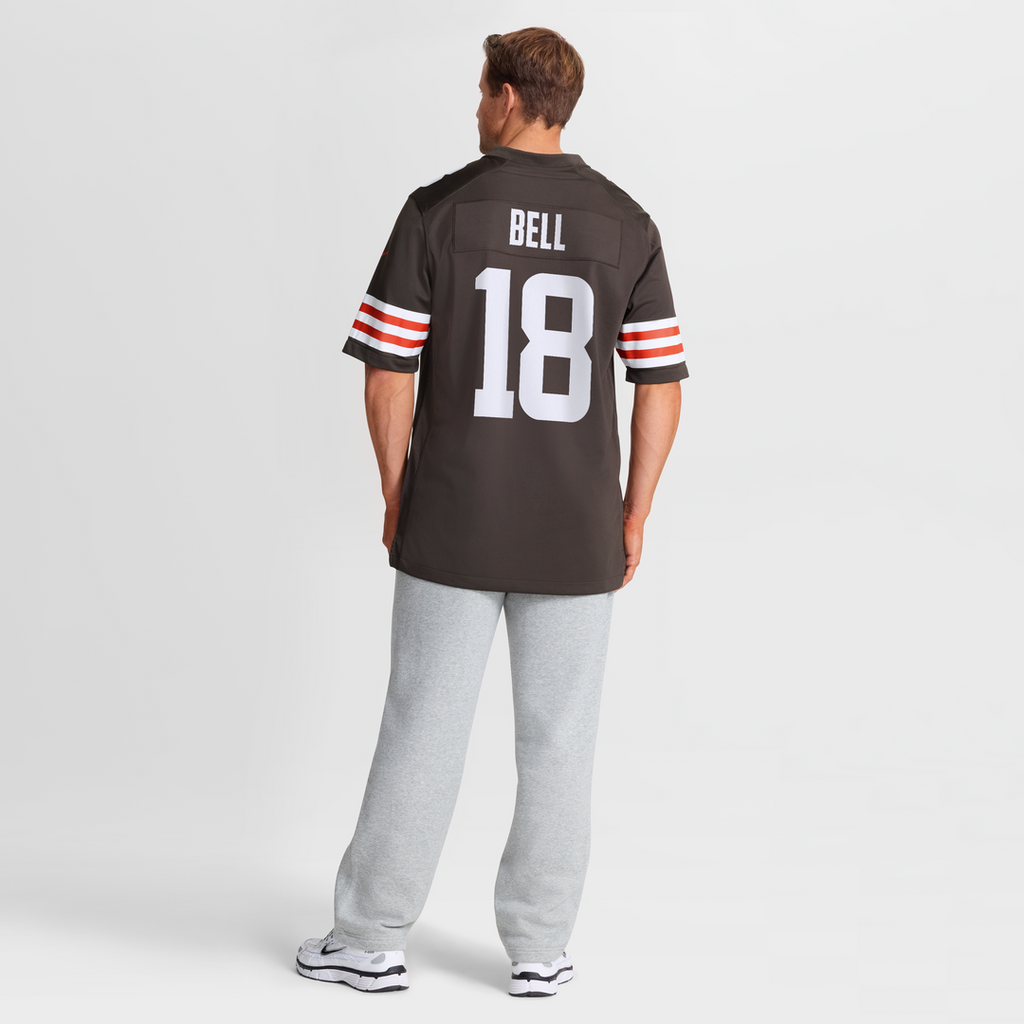 David Bell Cleveland Browns Nike Game Official Jersey - Brown