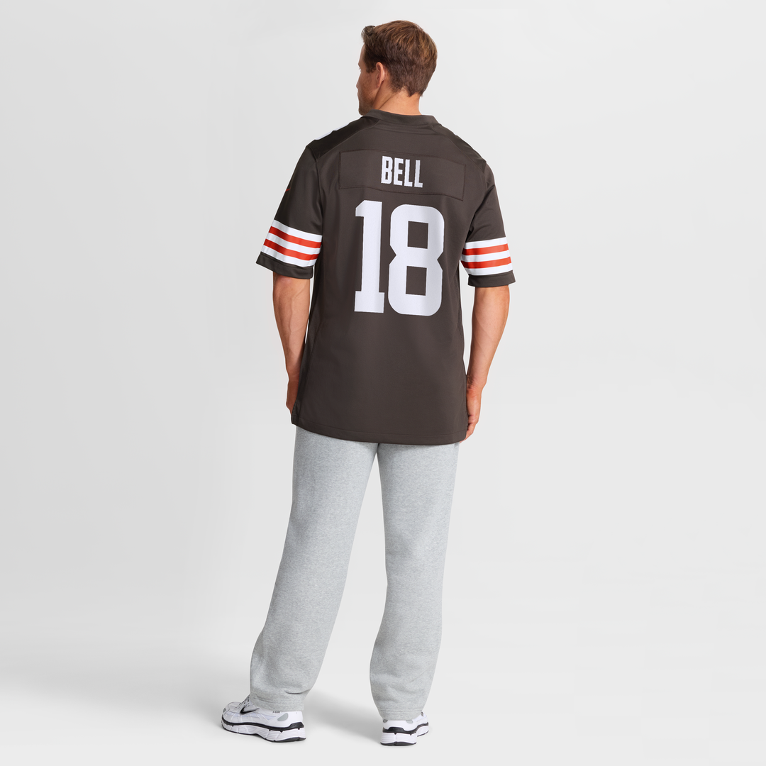 David Bell Cleveland Browns Nike Game Official Jersey - Brown