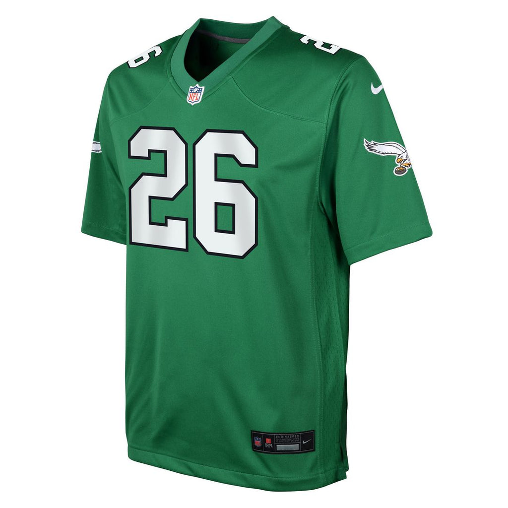 Saquon Barkley Philadelphia Eagles Nike Youth Game Official Jersey - Green