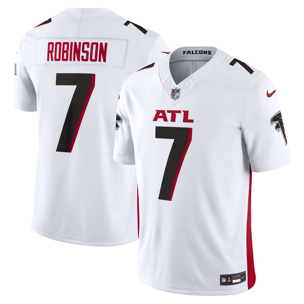 Bijan Robinson Atlanta Falcons Nike  Vapor F.U.S.E. Limited Official Jersey - White