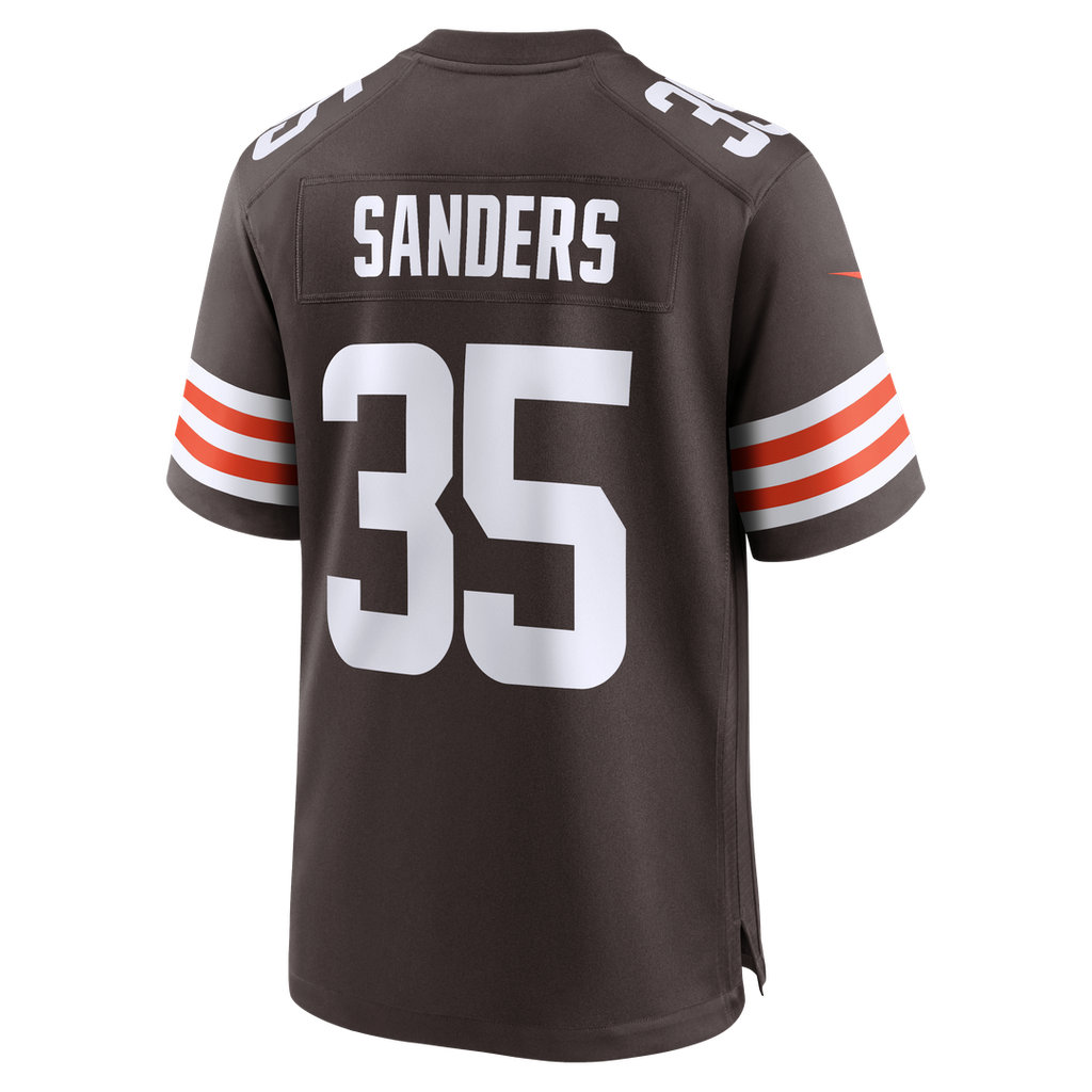 Raheim Sanders Cleveland Browns Nike Team Game Official Jersey -  Brown