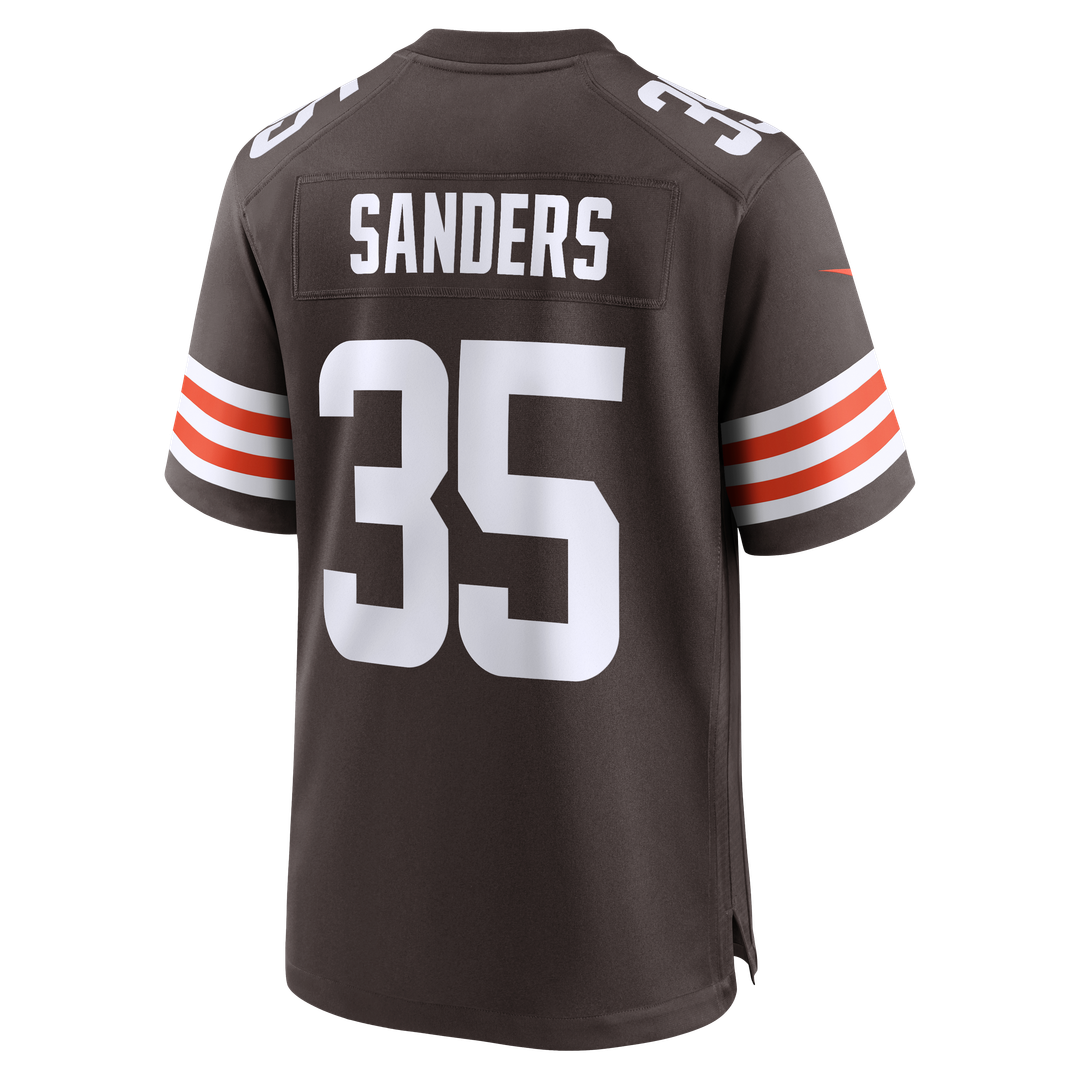 Raheim Sanders Cleveland Browns Nike Team Game Official Jersey -  Brown