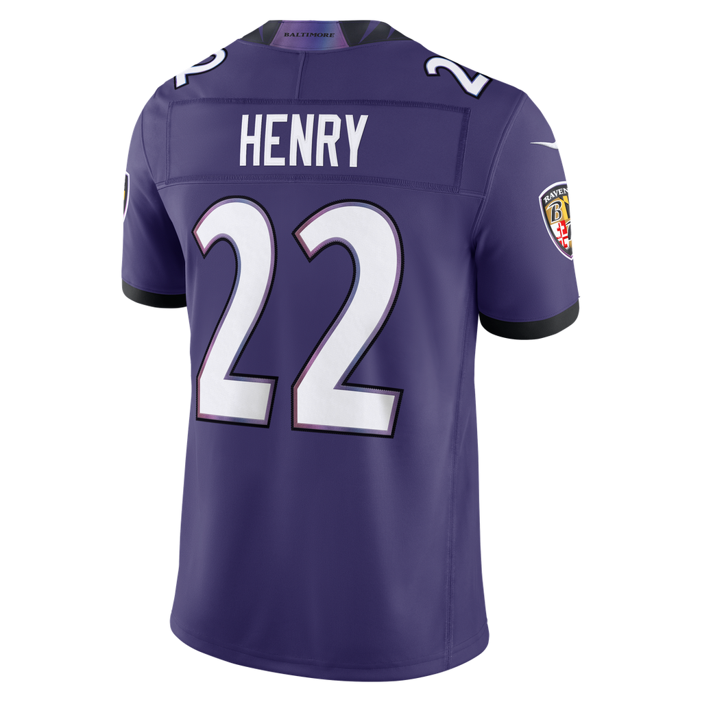 Derrick Henry Baltimore Ravens Nike Vapor F.U.S.E. Stitched Limited Official Jersey - White